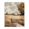 Stupell Industries Fenced In Farm View Canvas Design by Petal Prints Design
